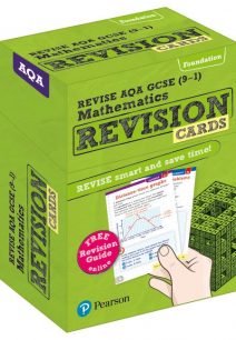 Revise AQA GCSE (9-1) Mathematics Foundation Revision Cards: includes FREE online Revision Guide - Pearson Education Limited