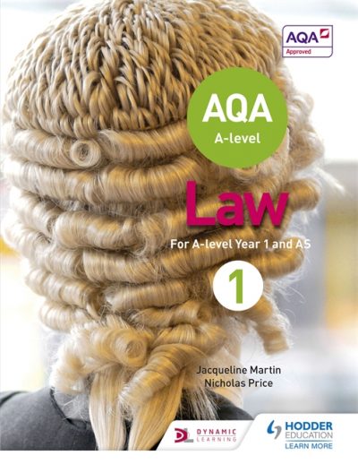 AQA A-level Law for Year 1/AS Textbook - Jacqueline Martin